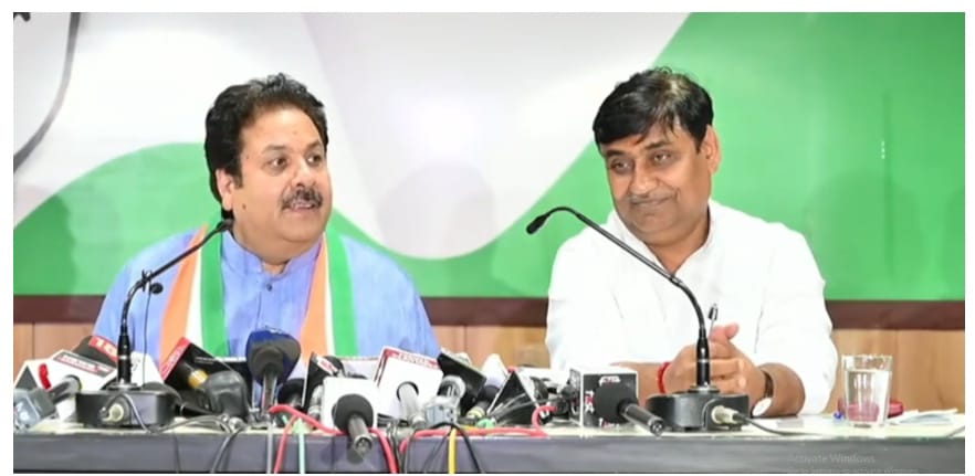 मॉनेटाइजेशन स्कीम के नाम पर देश बेच रही केंद्र सरकार  : राजीव शुक्ला