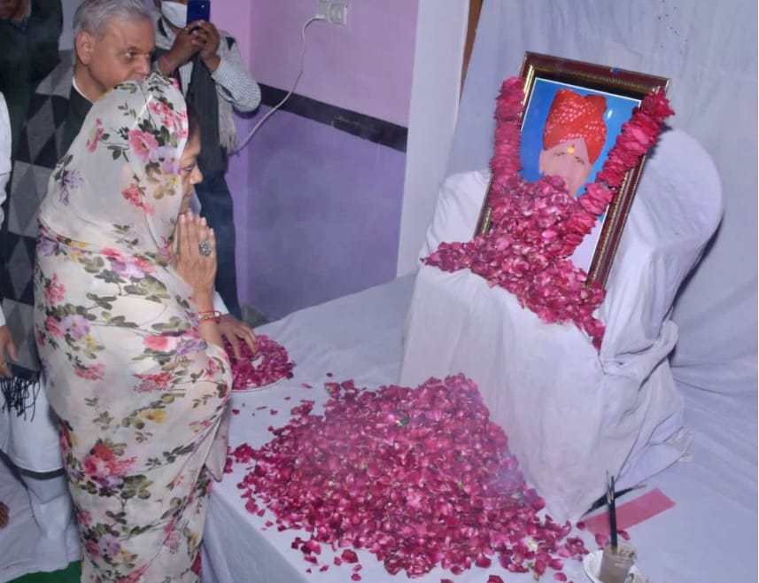 संघ प्रचारक शिव लहरी को पितृ शोक, वसुंधरा ने जताया दुख