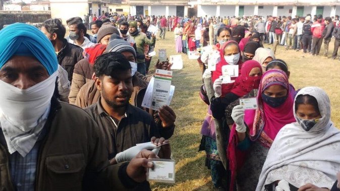 उत्तराखंड, यूपी और गोवा में दोपहर 1बजे तक का वोटिंग प्रतिशत उत्तराखंड, यूपी और गोवा में दोपहर 1बजे तक का वोटिंग प्रतिशत