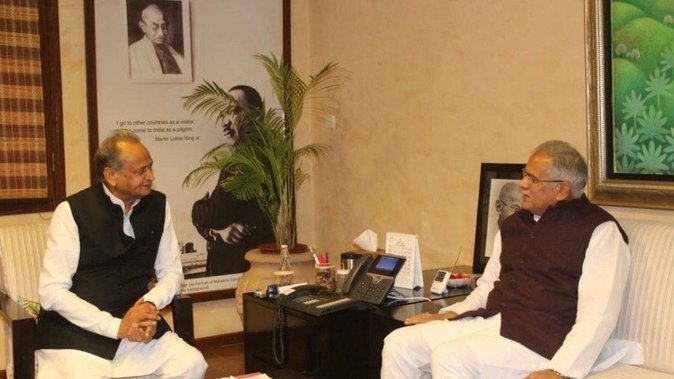 गहलोत-बघेल कोयला खनन को लेकर एक बार फिर आमने सामने गहलोत-बघेल कोयला खनन को लेकर एक बार फिर आमने सामने