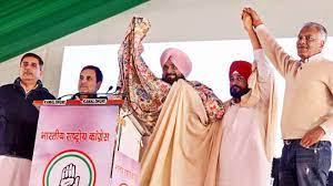 #पंजाब में सीएम पद के लिए #चन्नी का नाम घोषित