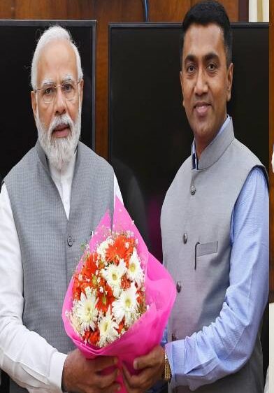 गोवा सीएम प्रमोद सावंत का शपथ समारोह आज, कई VVIP’s का जमावड़ा