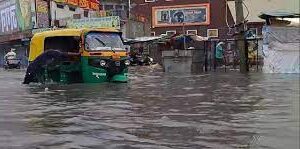 बारिश से राजस्थान में कई जिलों में बाढ़ के हालात