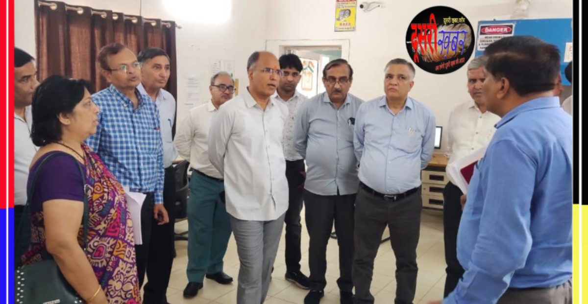 आचार संहिता में जलदाय मंत्री का औचक निरीक्षण…!