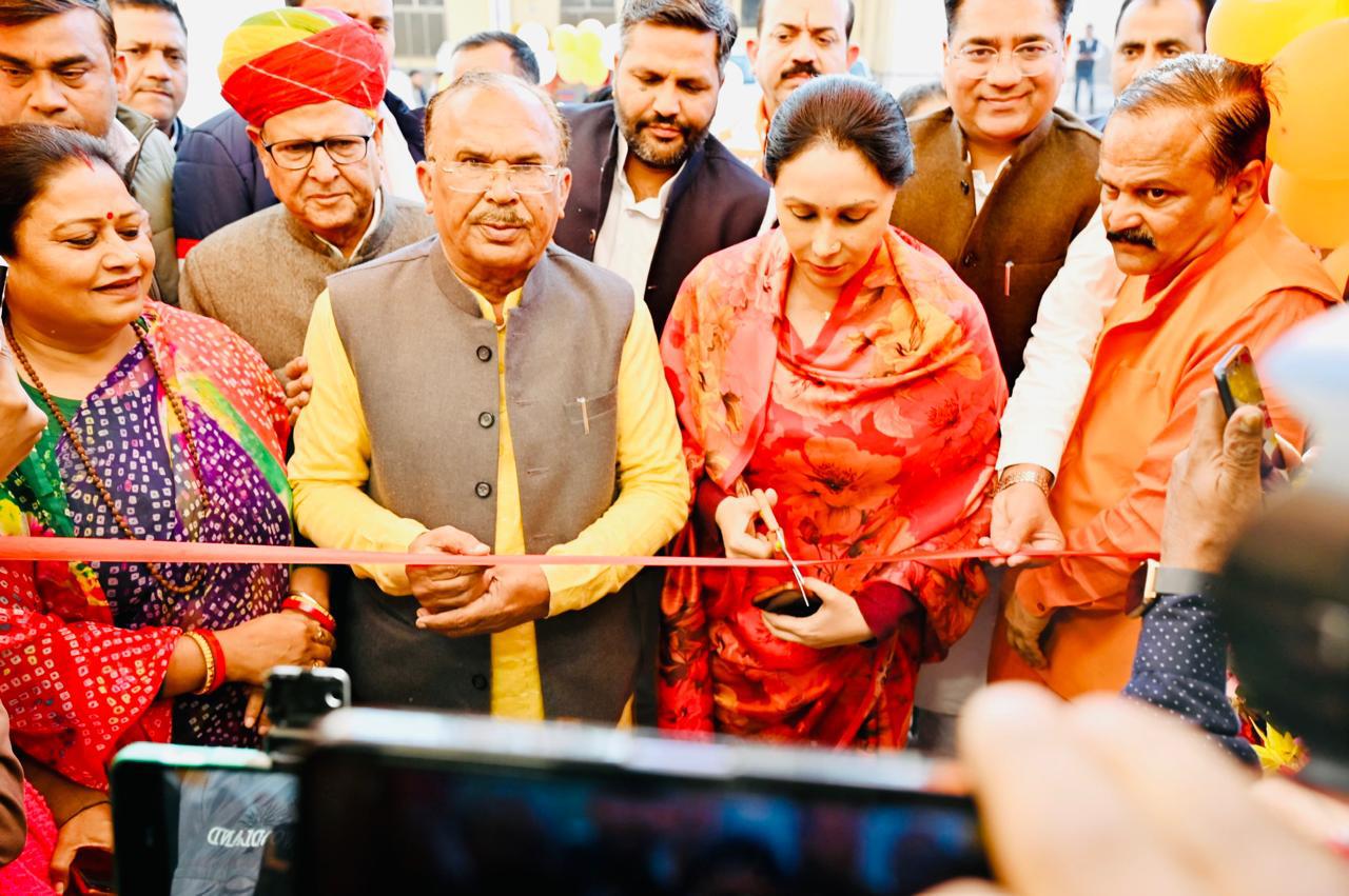 उप मुख्यमंत्री दिया कुमारी ने जिला विकास प्रदर्शनी का किया शुभारंभ