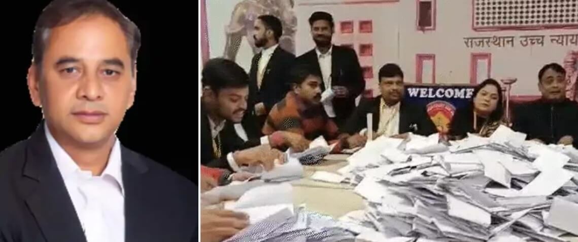 राजस्थान हाईकोर्ट बार एसोसिएशन जयपुर के महेंद्र शांडिल्य अध्यक्ष, रमित पारीक महासचिव… राजस्थान हाईकोर्ट बार एसोसिएशन जयपुर के महेंद्र शांडिल्य अध्यक्ष, रमित पारीक महासचिव…