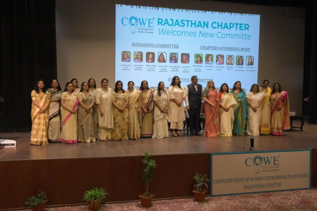 Oath ceremony of new executive of COWE Rajasthan Chapter...