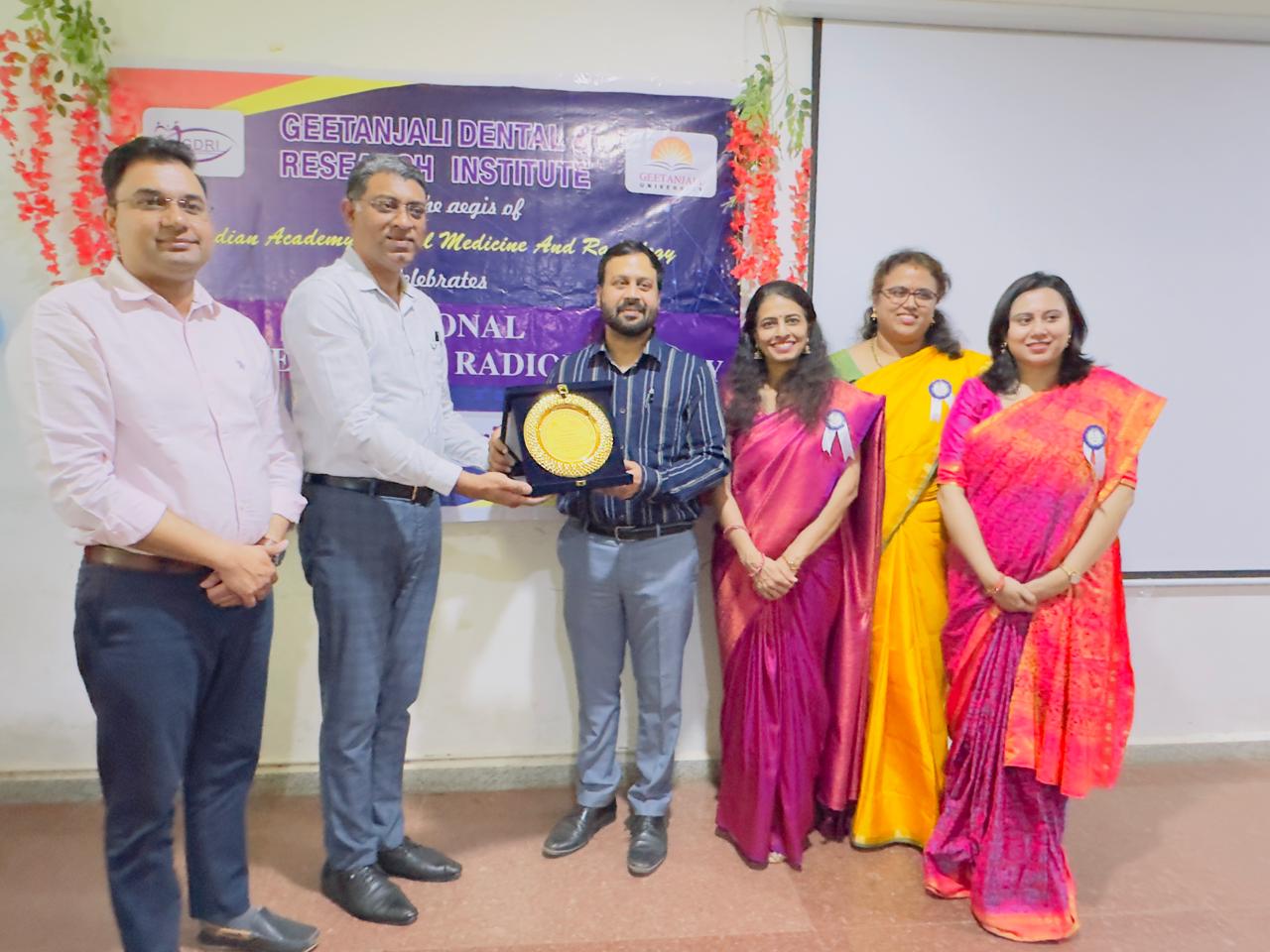 गीतांजलि रिसर्च इंस्टीट्यूट में ‘नेशनल ओरल मेडिसिन और रेडियोलॉजी डे’ का आयोजन   गीतांजलि रिसर्च इंस्टीट्यूट में ‘नेशनल ओरल मेडिसिन और रेडियोलॉजी डे’ का आयोजन