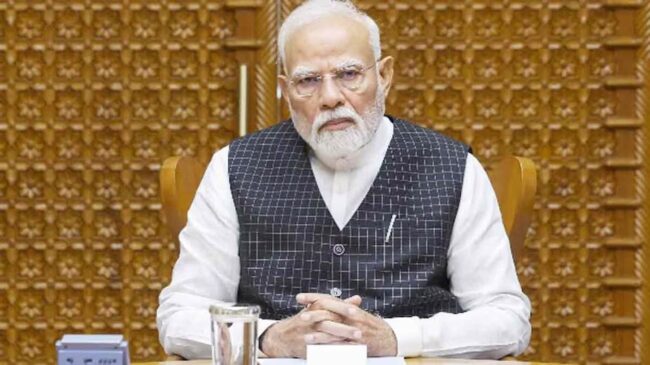 pahalgaam Jammu Kashmir terrorist attack pm modi chaired a meeting 