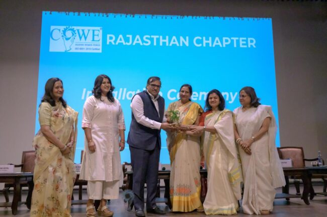 Oath ceremony of new executive of COWE Rajasthan Chapter...