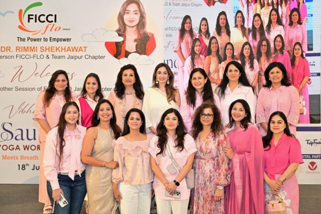 FICCI FLO Jaipur Chapter's "Facial Yoga Workshop" - A unique fusion of beauty and health