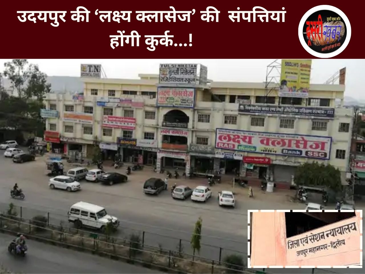 उदयपुर की ‘लक्ष्य क्लासेज’ की संपत्तियां होंगी कुर्क…!