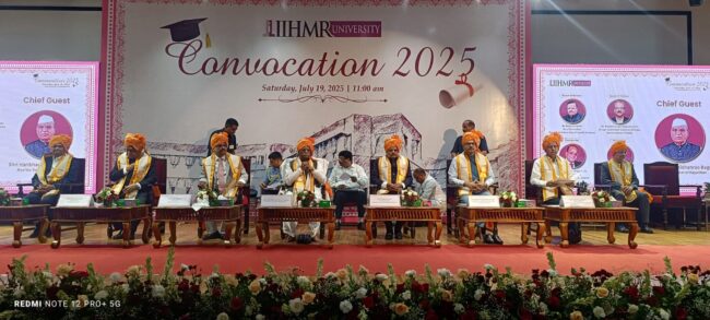 IIHMR University Convocation 2025: 423 students got degrees