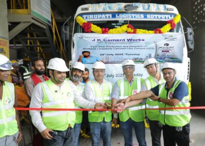 JK Cement's historic initiative: Production and dispatch of eco-friendly LC-3 cement begins for the first time in India 