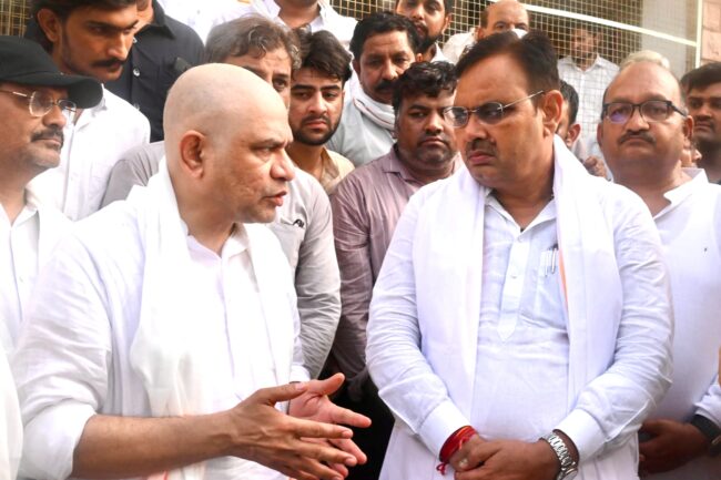 Chief Minister Bhajan Lal Sharma paid tribute to late Daulal Vaishnav in Jodhpur 