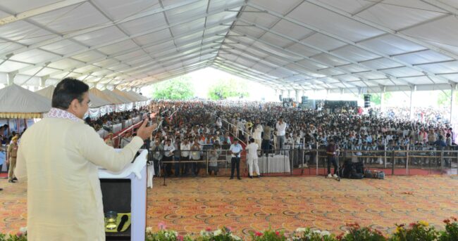 Pt. Deendayal Upadhyay Antyodaya Sambal Fortnight: CM Bhajanlal's public meeting in Khandar
4