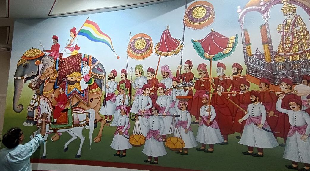 Paryatan Bhawan is the new destination for tourists, the supernatural and beautiful sight of Lord Gajanan and Teej Mata appeared in person... 