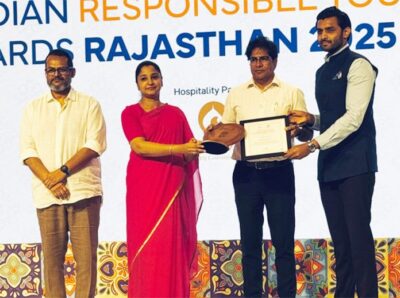 Hotel Shahpura Haveli receives Outlook Indian Responsible Tourism State Award