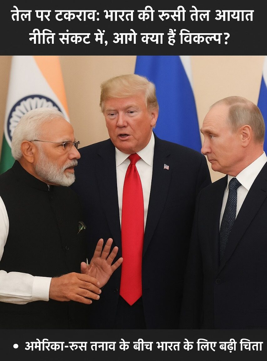 तेल पर टकराव: भारत की रूसी तेल आयात नीति संकट में, आगे क्या हैं विकल्प ?