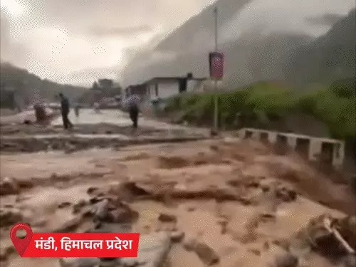 हिमाचल में बादल फटा: