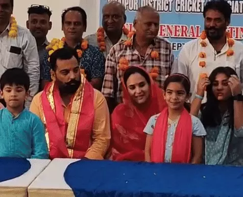 डॉ. लक्ष्यराज सिंह मेवाड़ निर्विरोध यूडीसीए अध्यक्ष बने