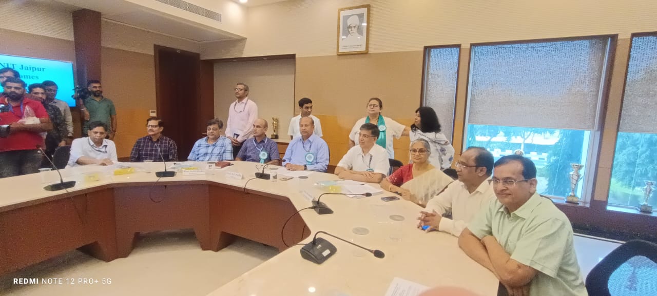एमएनआईटी जयपुर प्रेसवार्ता 19 वां दीक्षांत समारोह