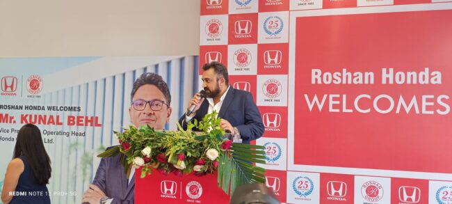 रोशन होंडा के निदेशक करण लैकर
