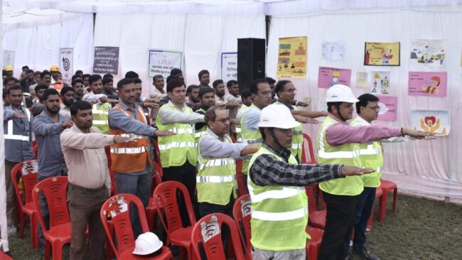 जेके सीमेंट खान सुरक्षा सप्ताह