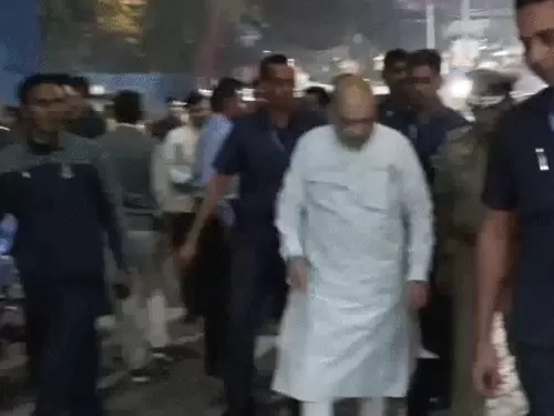 अमित शाह पहुंचे दिल्ली मेट्रो धमाका हादसा पीड़ितों से मिलने एलएनजेपी अस्पताल
