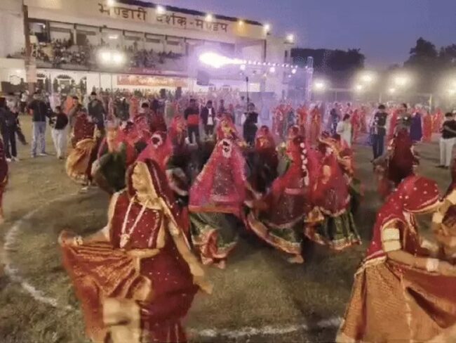 राजस्थान ने घूमर नृत्य में बनाया रिकॉर्ड: 6100 महिलाओं ने रचा नया इतिहास...