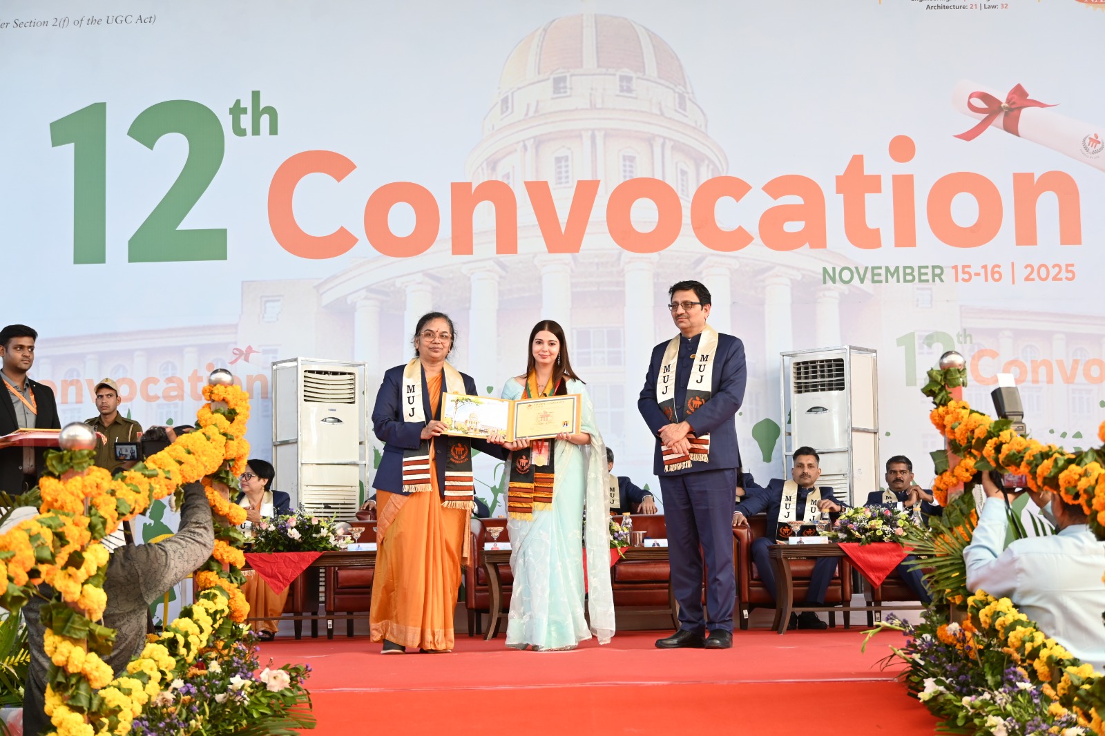 मणिपाल यूनिवर्सिटी जयपुर में 12वाँ दीक्षांत समारोह