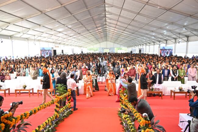 मणिपाल यूनिवर्सिटी जयपुर में 12वाँ दीक्षांत समारोह