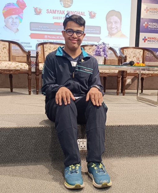 स्पेशल एथलीट सम्यक सिंघल