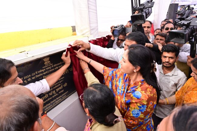 दिया कुमारी ने किया आरओबी का शिलान्यास, विद्याधर नगर को 100 करोड़ की ऐतिहासिक सौगात