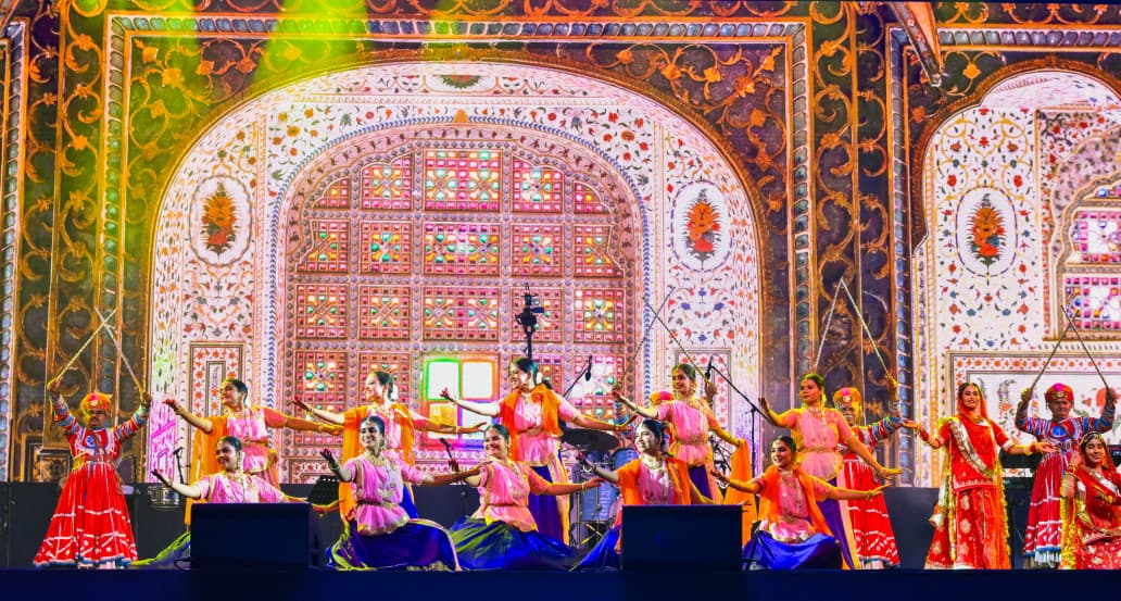 राजस्थानी लोक संस्कृति की रंगत—कालबेलिया, घूमर और गैर नृत्य ने जीता दिल