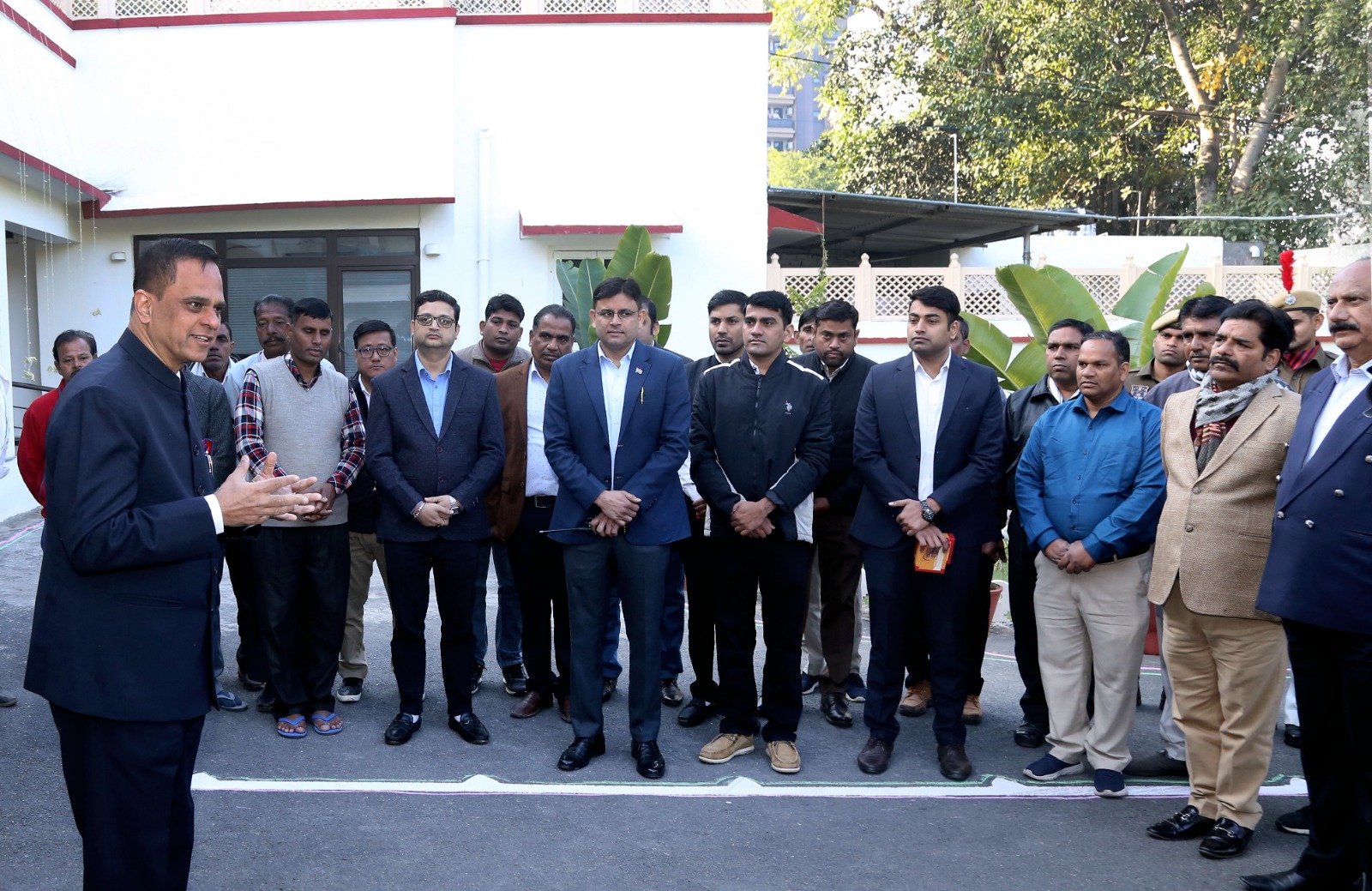 मुख्य सचिव वी श्रीनिवास का गणतंत्र दिवस पर संबोधन