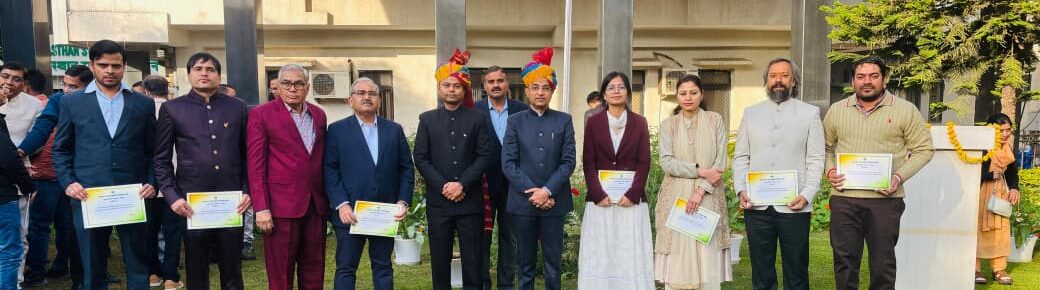 राजस्थान राज्य प्रदूषण नियंत्रण मंडल में गणतंत्र दिवस आलोक गुप्ता ने किया सम्मानित