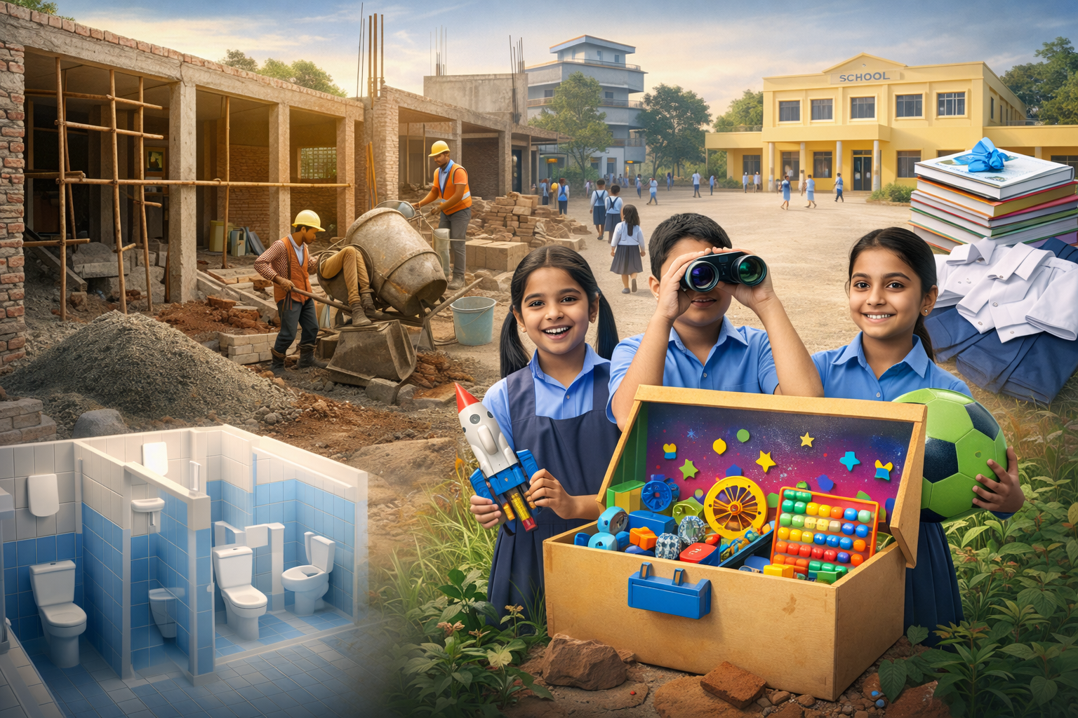 वित्त मंत्री ने बताया कि शिक्षा ढांचे को सुदृढ़ करने के लिए सरकार ने बड़े स्तर पर बजटीय प्रावधान