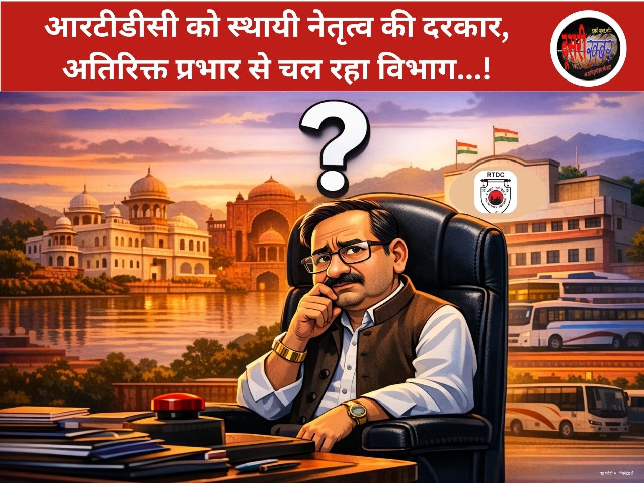 आरटीडीसी को स्थायी नेतृत्व की दरकार..! अतिरिक्त प्रभार से चल रहा विभाग