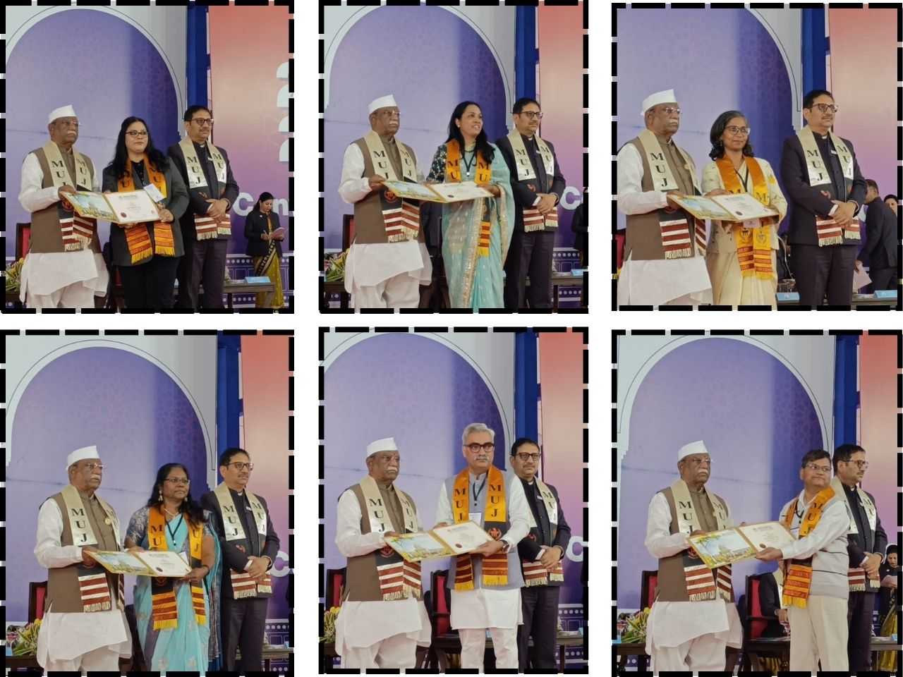 मणिपाल यूनिवर्सिटी में पांचवां दीक्षांत समारोह में डिग्री लेते हुए स्टूडेंट