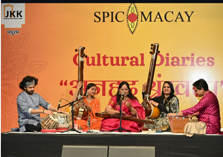 जयपुर में सुरों की होली, अनहद संगीत में सुनंदा ने निभाई बनारस घराने की रीत.