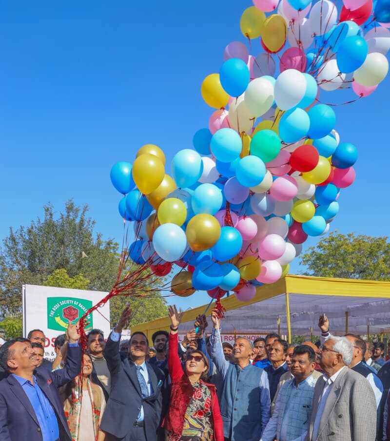 51वें रोज शो का भव्य आयोजन, मुख्य सचिव वी. श्रीनिवास ने किया उद्घाटन