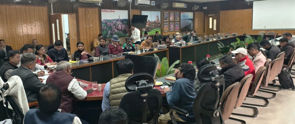 सहकारिता मंत्री गौतम दक ने चित्तौड़ में किया मीडिया से बजट पर संवाद