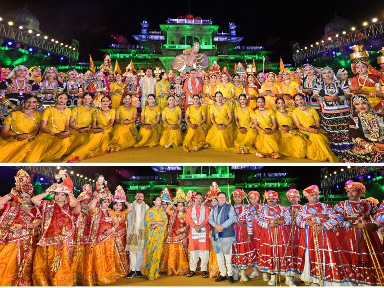 राजस्थान दिवस पर संस्कृति-विरासत का प्रदर्शन, अल्बर्ट हॉल पर शानदार आतिशी नजारा...