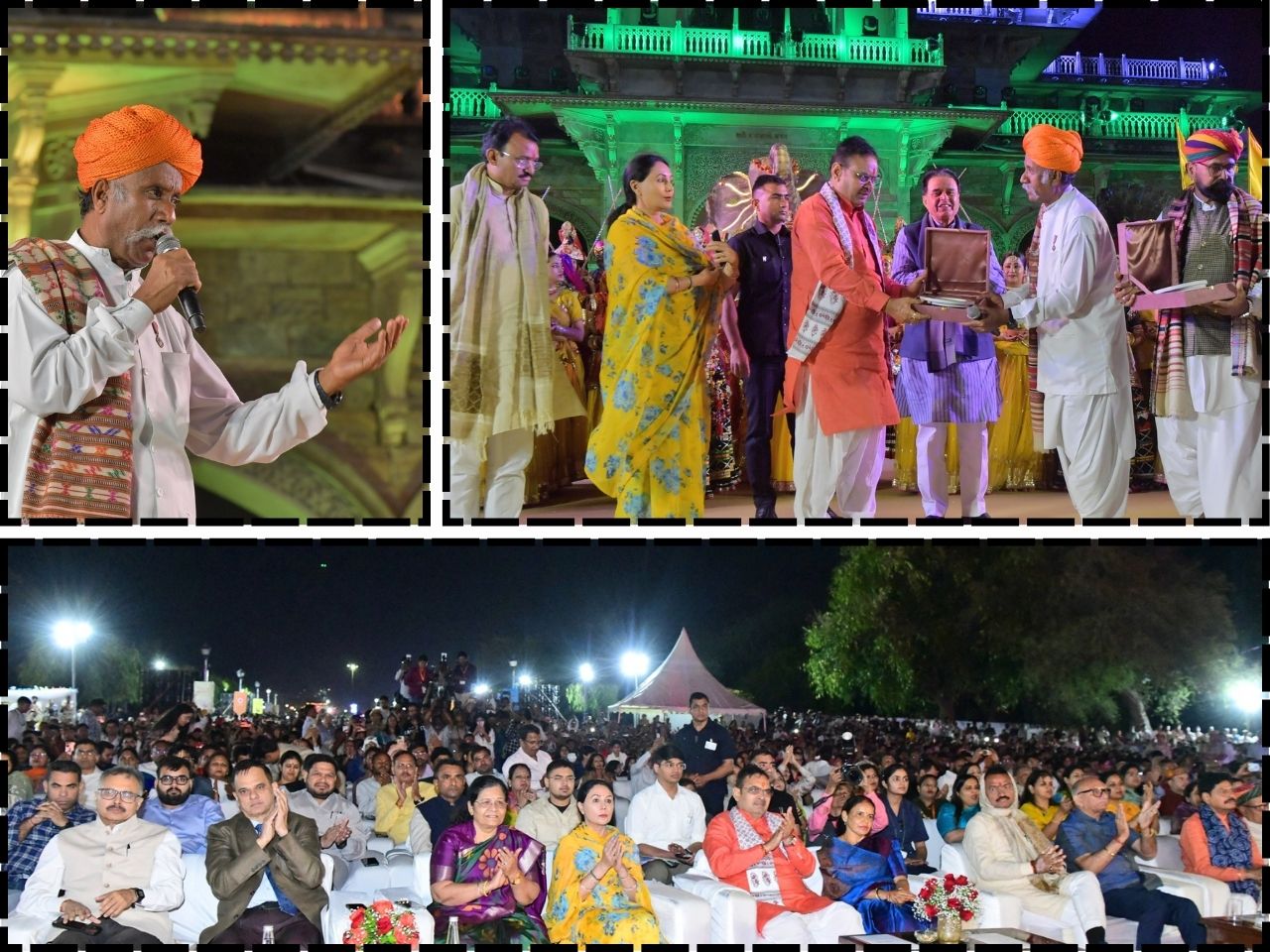 राजस्थान दिवस पर संस्कृति-विरासत का प्रदर्शन, अल्बर्ट हॉल पर शानदार आतिशी नजारा...