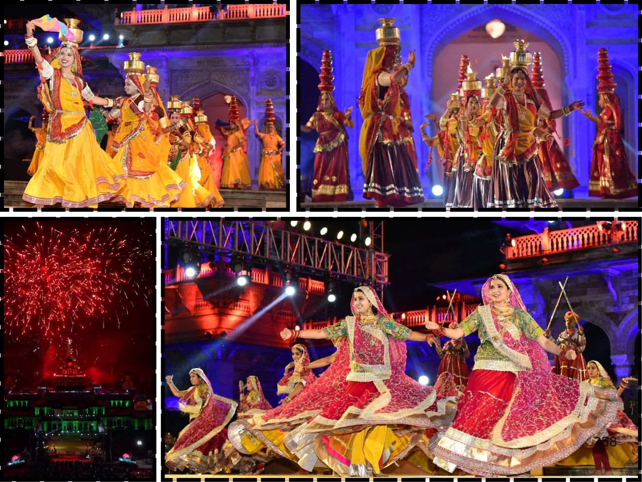 राजस्थान दिवस पर संस्कृति-विरासत का प्रदर्शन, अल्बर्ट हॉल पर शानदार आतिशी नजारा...