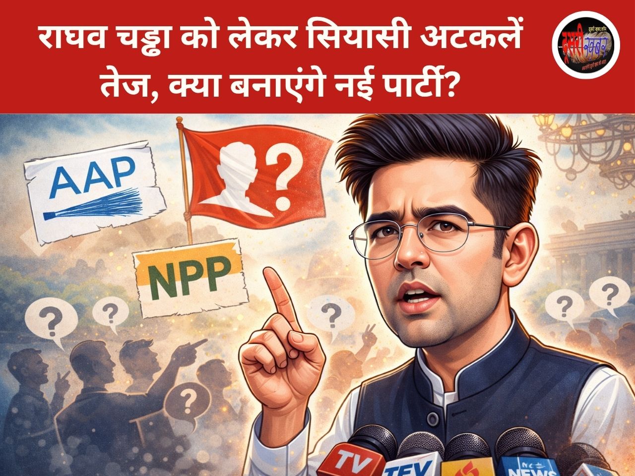 राघव चड्ढा को लेकर सियासी अटकलें तेज, क्या बनाएंगे नई पार्टी? राघव चड्ढा को लेकर सियासी अटकलें तेज, क्या बनाएंगे नई पार्टी?