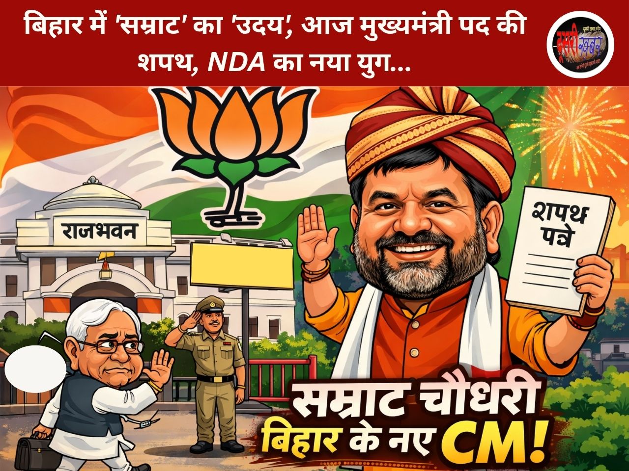 बिहार में ‘सम्राट’ का ‘उदय’, आज मुख्यमंत्री पद की शपथ, NDA का नया युग…