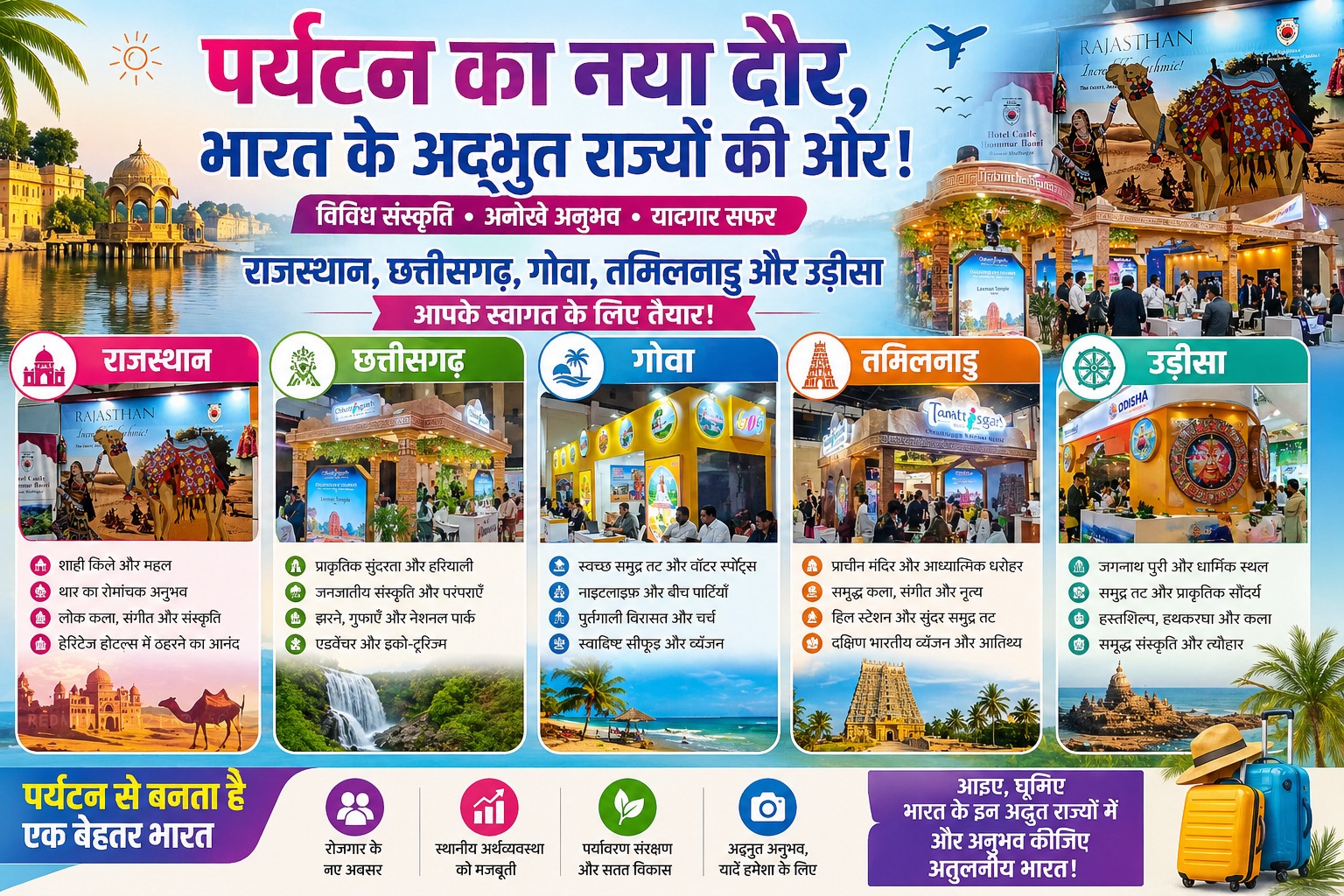 GITB 2026: इनबाउंड टूरिज़्म को नई उड़ान, ‘द पैलेस ऑन व्हील्स’ बना ग्लोबल आकर्षण