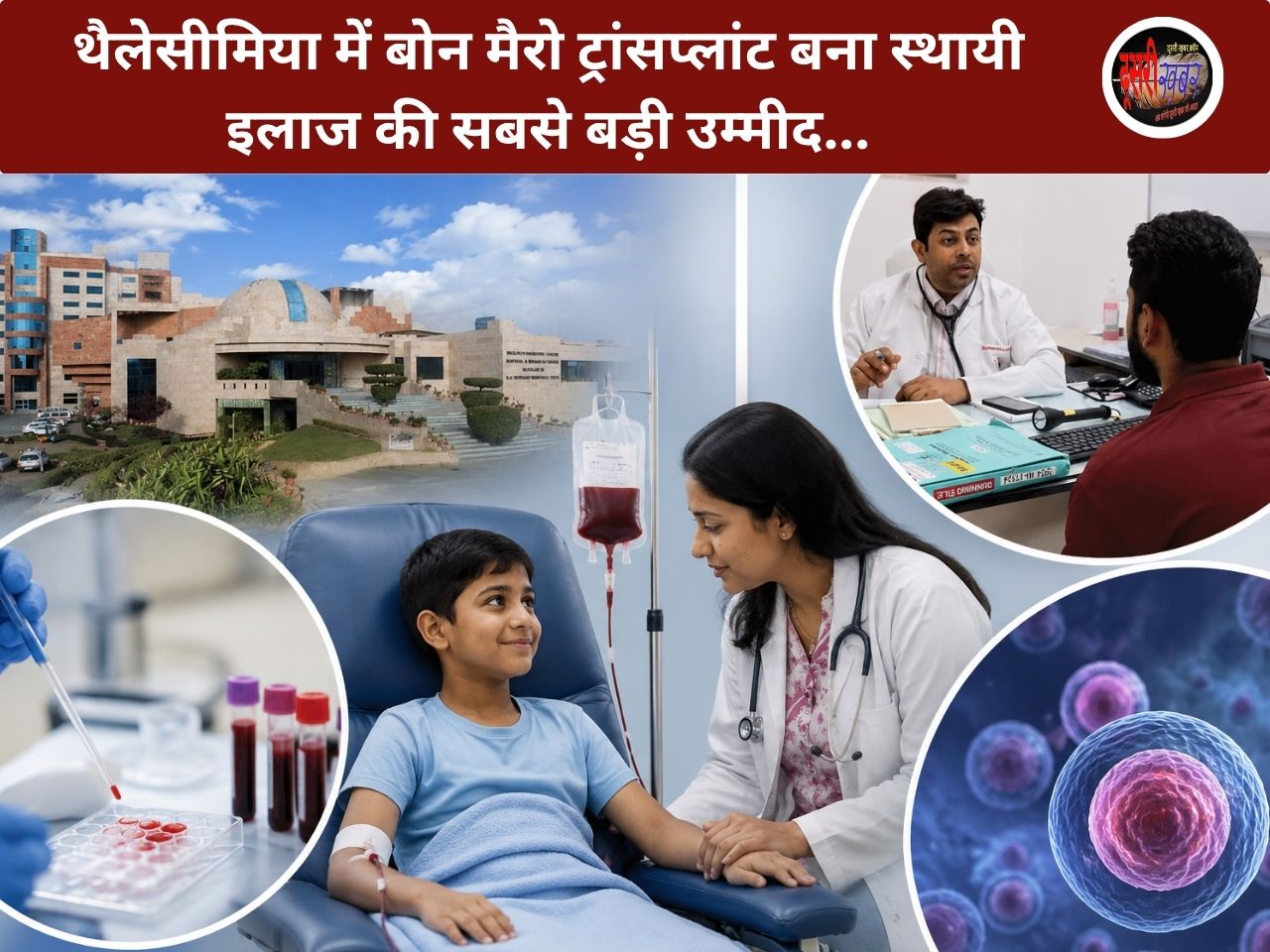 थैलेसीमिया में बोन मैरो ट्रांसप्लांट बना स्थायी इलाज की सबसे बड़ी उम्मीद…